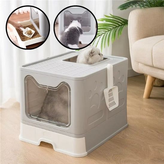 litière pour chat fermée/Cosy Cat Pod™ - Le - chat - malin.com