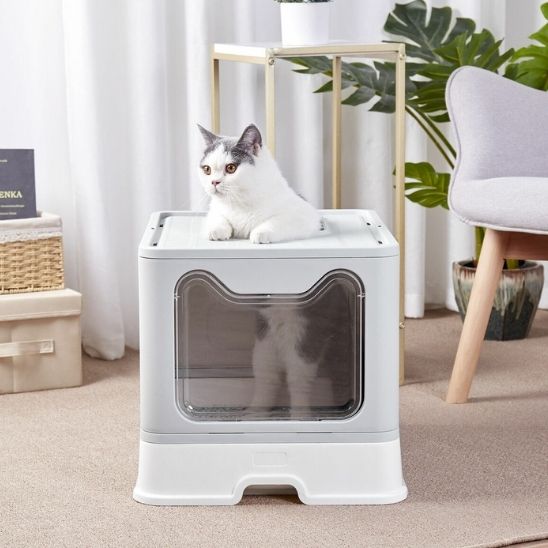 litière pour chat fermée/Cosy Cat Pod™ - Le - chat - malin.com