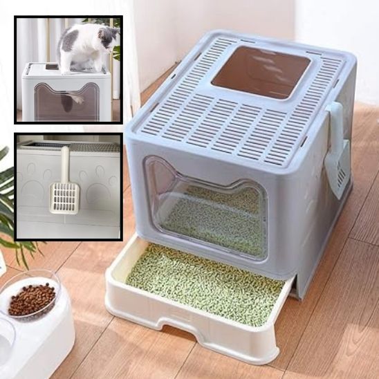 litière pour chat fermée/Cosy Cat Pod™ - Le - chat - malin.com